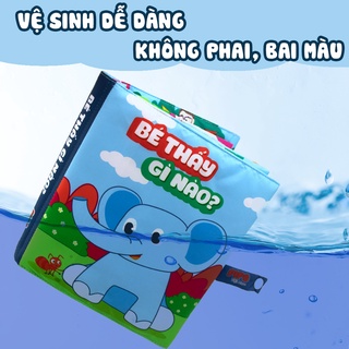 Sách vải hàng Việt Nam sách vải tương tác đoán đuôi "BÉ THẤY GÌ NÀO"
