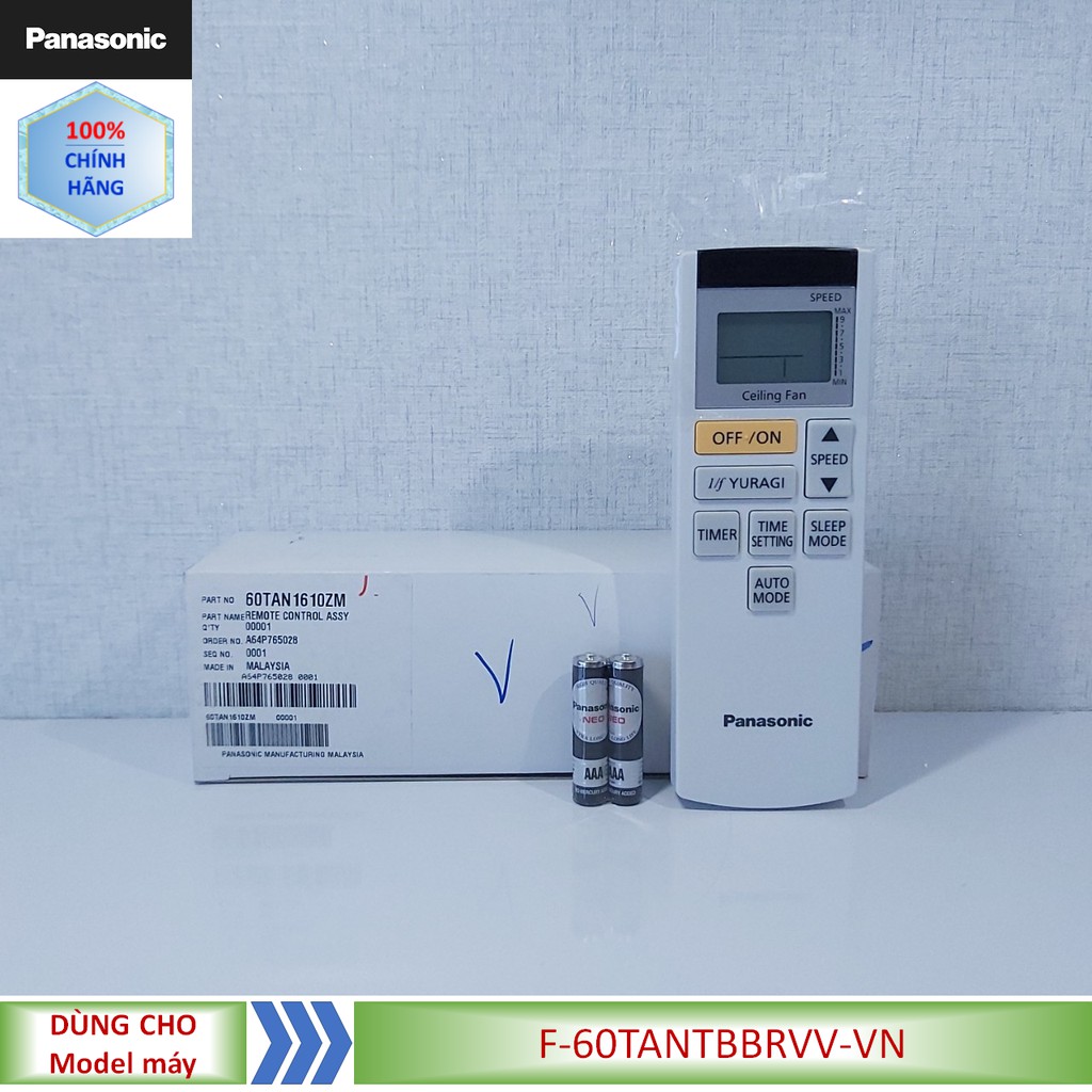 Điều khiển quạt Panasonic model F-60TAN