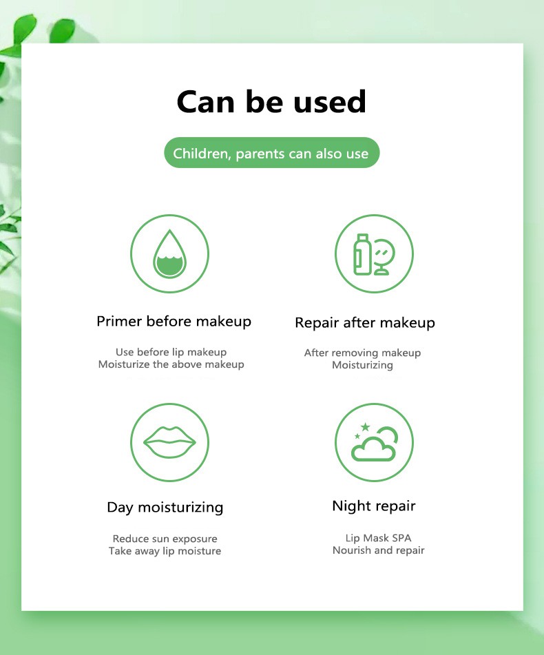 (Hàng Mới Về) Son Dưỡng Môi Chiết Xuất Lô Hội Tự Nhiên Không Màu Lâu Trôi | BigBuy360 - bigbuy360.vn