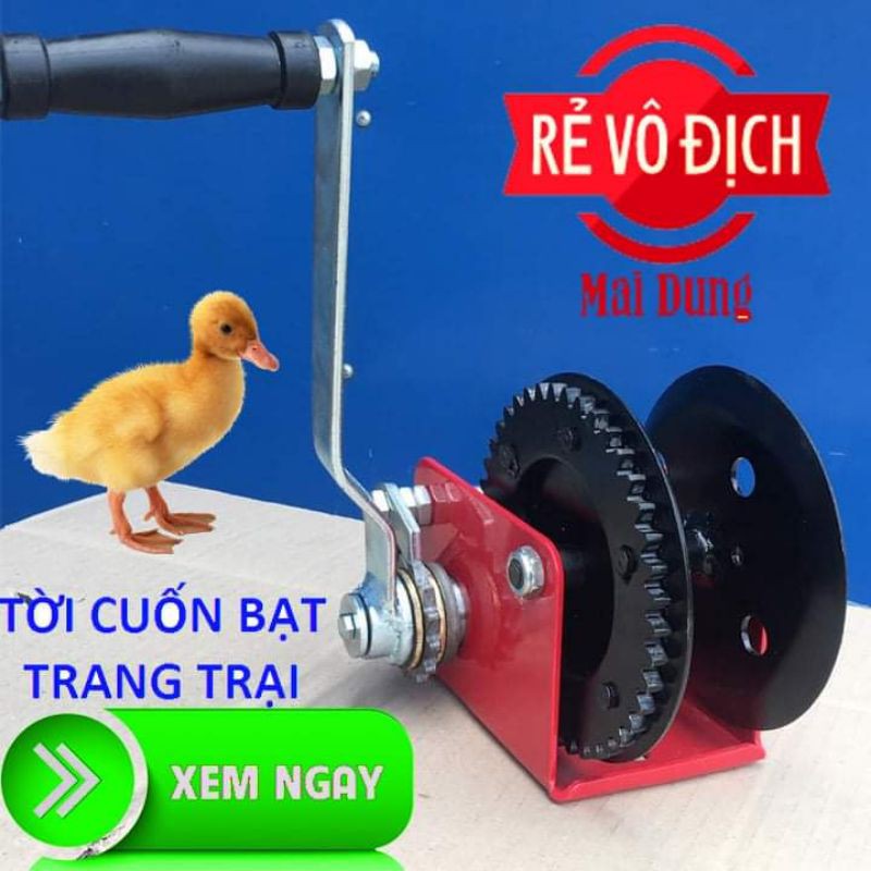 Tời cuốn bạt dành riêng cho trang trại