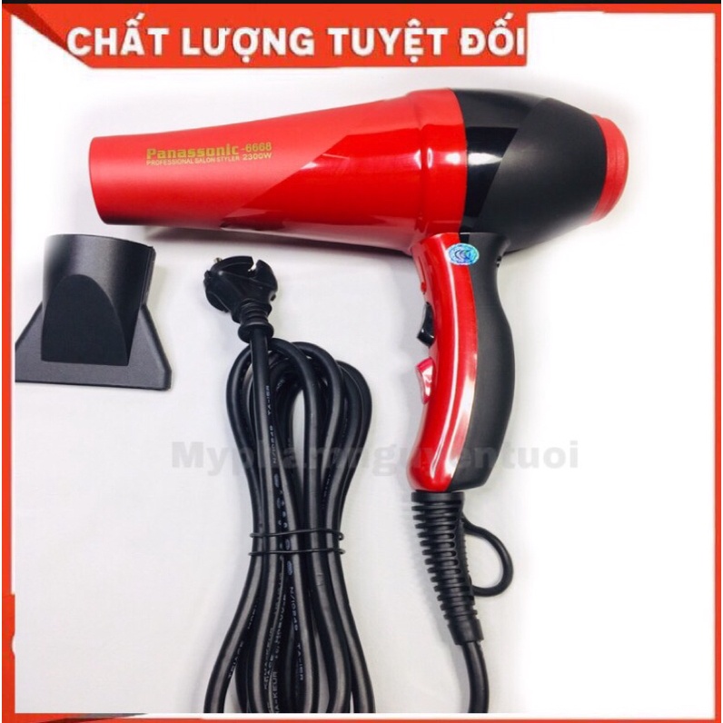Máy sấy tóc Panassonicc 6668-2300w công suất lớn ánh sáng xanh, hương thơm
