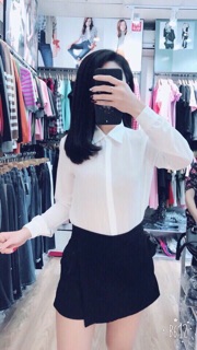 Sơ mi lụa tằm topshop