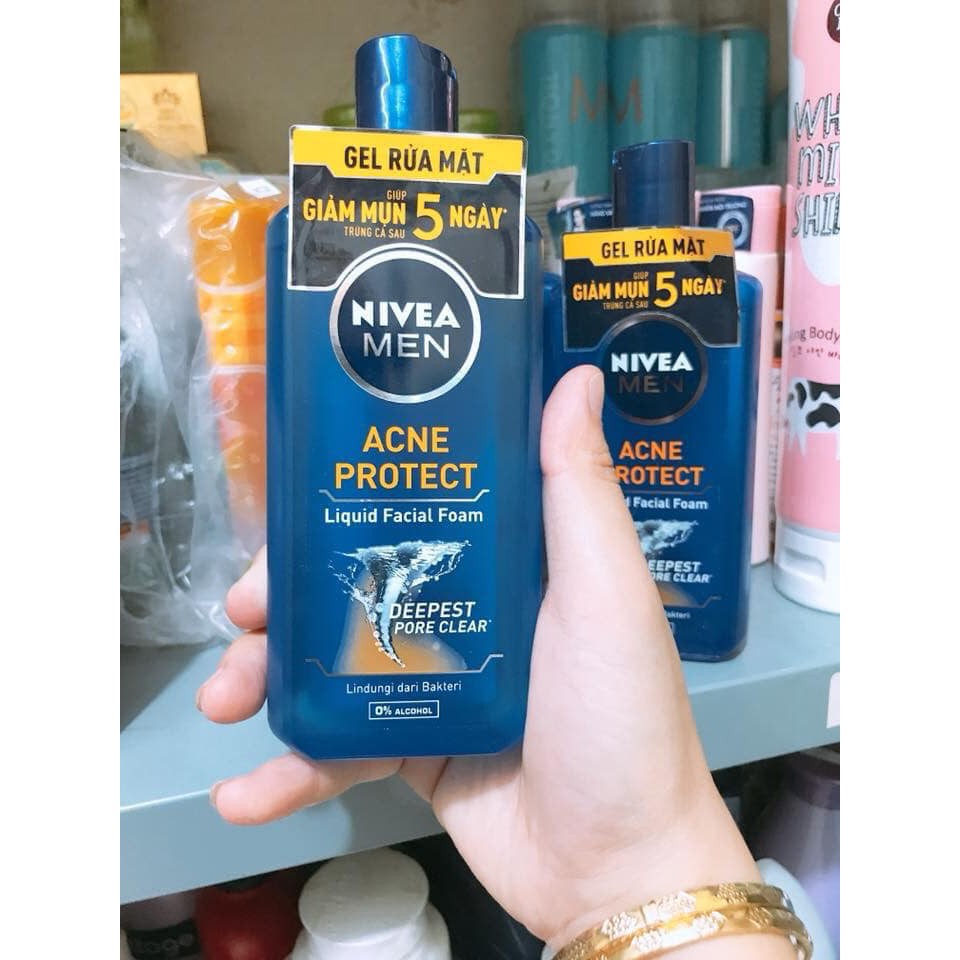 Combo 2 chai gel rửa mặt Nivea Men