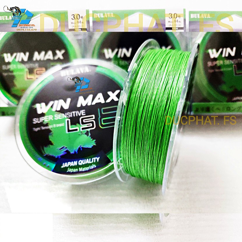 Dù siêu bền x8 xanh lá !. Dù tơ x8 WIN MAX hãng chính hẵng !!!