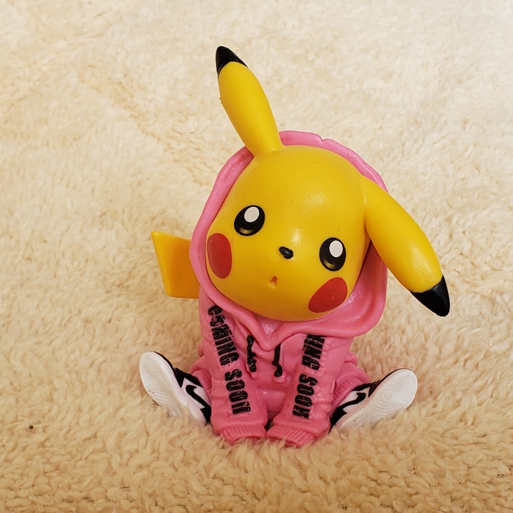 Mô hình Pokemon Pikachu ngộ nghĩnh dùng decor phòng, quà tặng, trưng bày