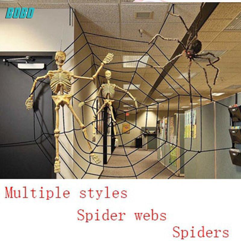 Mạng nhện nhân tạo phụ kiện trang trí Halloween