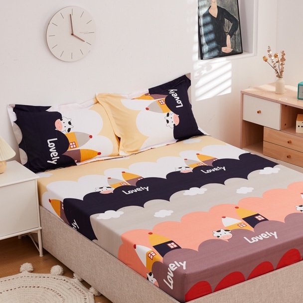 Vỏ gối nằm ngủ cotton cao cấp 48x74cm kiểu dáng Hàn Quốc