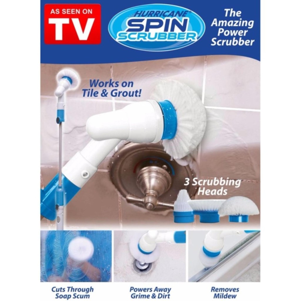 máy đánh sạch Máy Đánh Sạch Hurricane Spin Scrubber