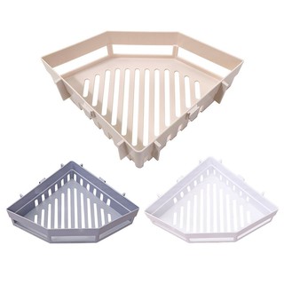 Traceless Plastic Bathroom Kitchen Storage Rack Organizer Shower Shelf