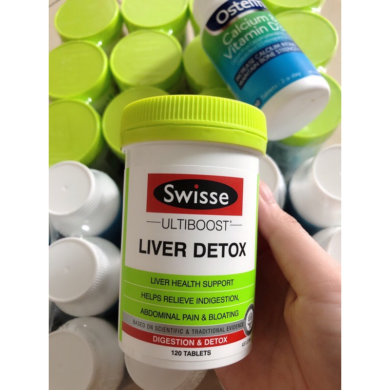 Viên uống thải độc gan Swisse Liver Detox 120 viên