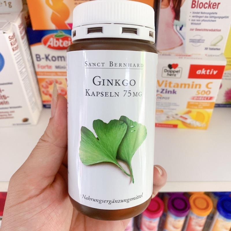 Viên uống bổ não Ginkgo Sanct Bernhard 75mg - Lọ 240 Viên