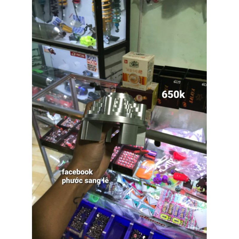 cùi dĩa nhôm CNC cho sonic. đi dĩa tải 4 lỗ