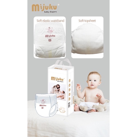 Bỉm quần mijuku  m/50m L/50m XL/50m xxl/50 xxxl/50