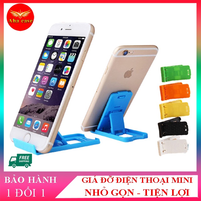 Giá đỡ điện thoại mini GD3, chân chống nhiều nấc nhỏ gọn có thể gấp gọn, Đế dựng điện thoại học online