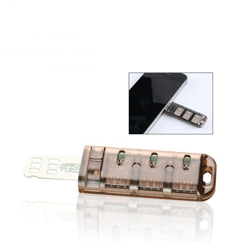 Set 6 Đầu Đọc Thẻ SIM Mini SIM Nano Kèm Công Tắc Điều Khiển Độc Đáo Cho iPhone 5/6/7/8/X