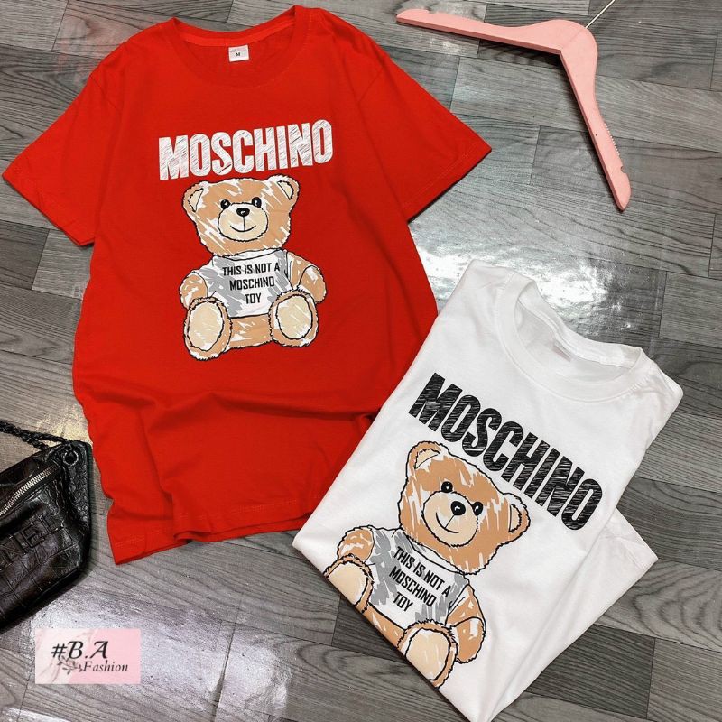 áo phông nữ, áo phông rộng moschino - Hàng cao cấp, chất đẹp, ảnh thật