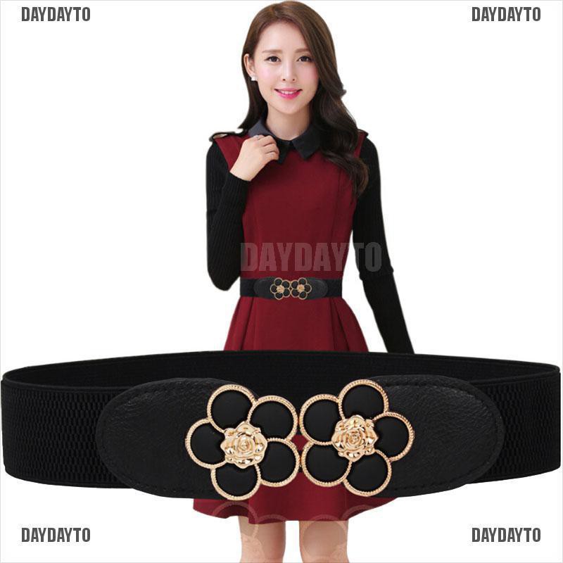 Thắt Lưng Co Giãn Bản Rộng Thanh Lịch Cho Nữ Mặc Đầm