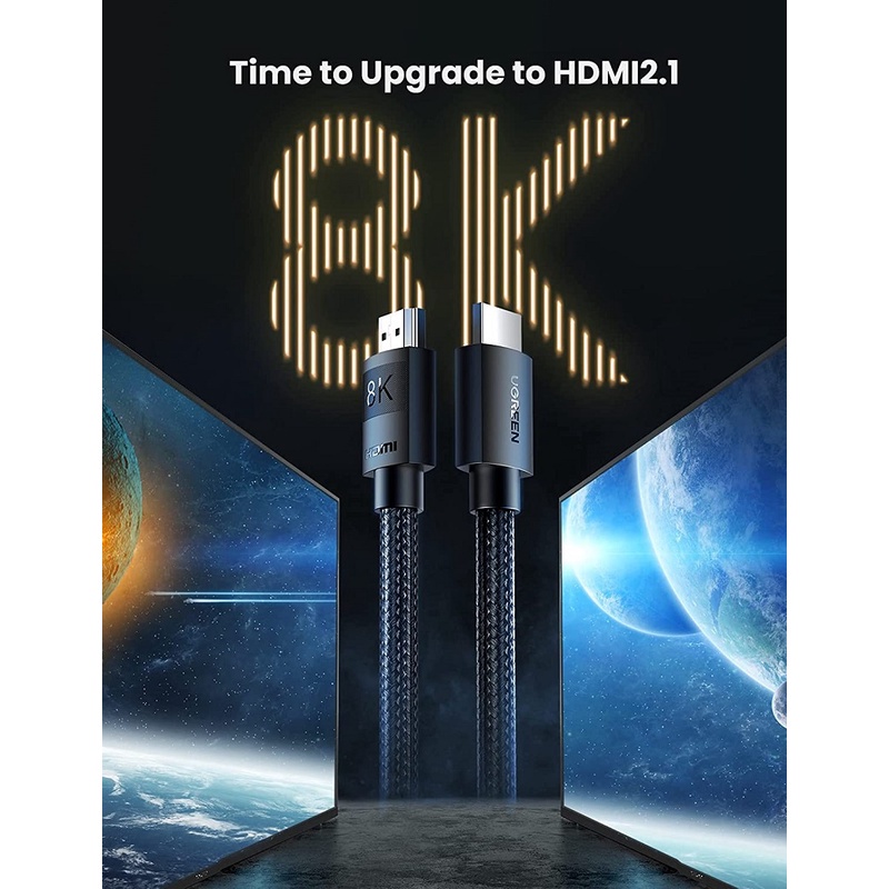 HDMI 2.1 8K UGREEN, 1M, 2M, 3M 40178 40180 40181 -  CHÍNH HÃNG PHÂN PHỐI