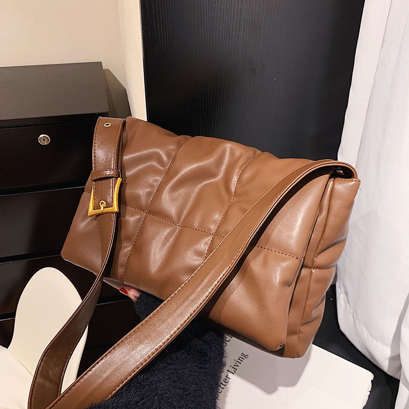 Túi đeo chéo IELGY dáng vuông nhỏ thiết kế đơn giản thời trang Hàn Quốc