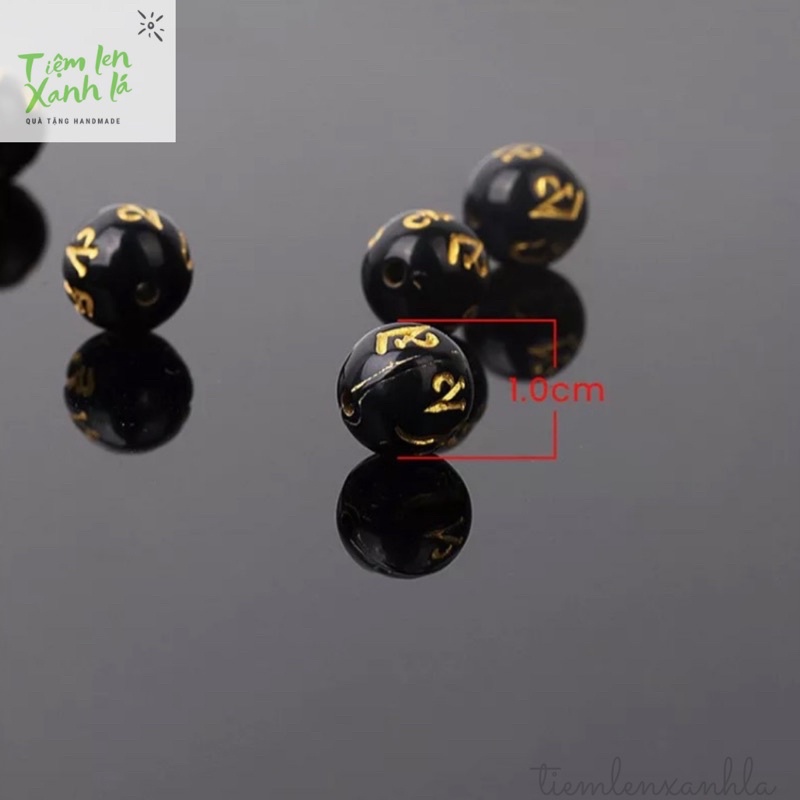 Hạt charm phật làm vòng tay handmade, DIY