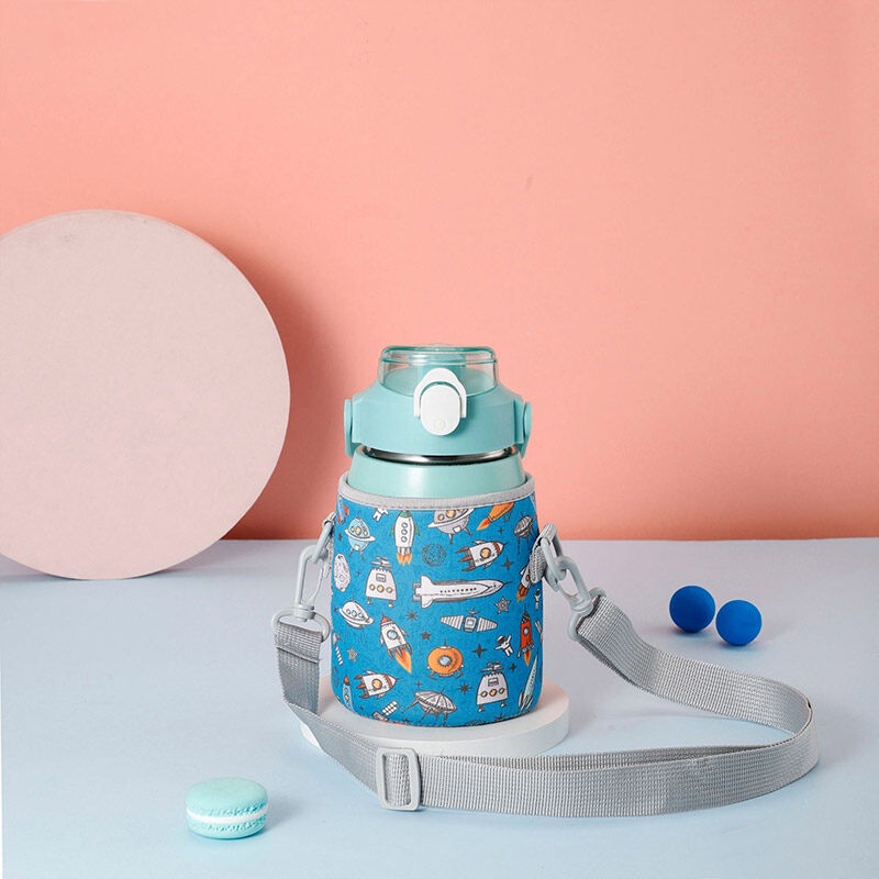 ONLY HOUSE Bộ Cốc Uống Nước In Hoạt Hình Dễ Thương Cho Bé