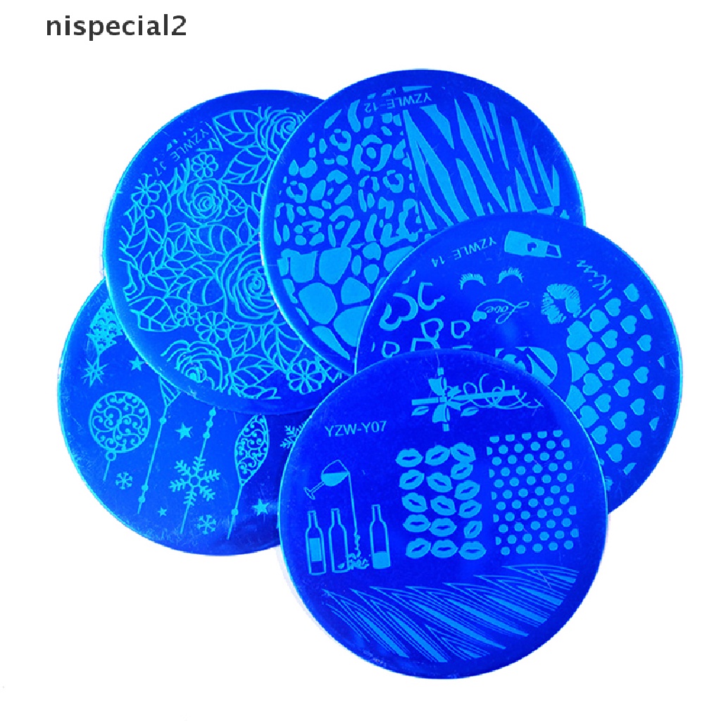 [nispecial2] 1Pcs Nail Art Stamp Nail Stamping Template Flower Geometry DIY Nail Designs [new]