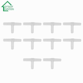 Bộ 10 đầu chia ống nước hồ cá chữ T bằng nhựa thiết kế chất lượng cao