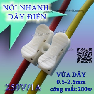 (10 cái hoặc 1 cái) Nối kẹp dây điện tiện dụng