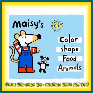 Học liệu bóc dán Maisy Montessori phát triển tư duy cho bé Tập 1