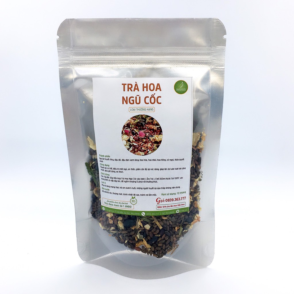 Trà hoa ngũ cốc loại thượng hạng (gói dùng thử 100gram) JD170