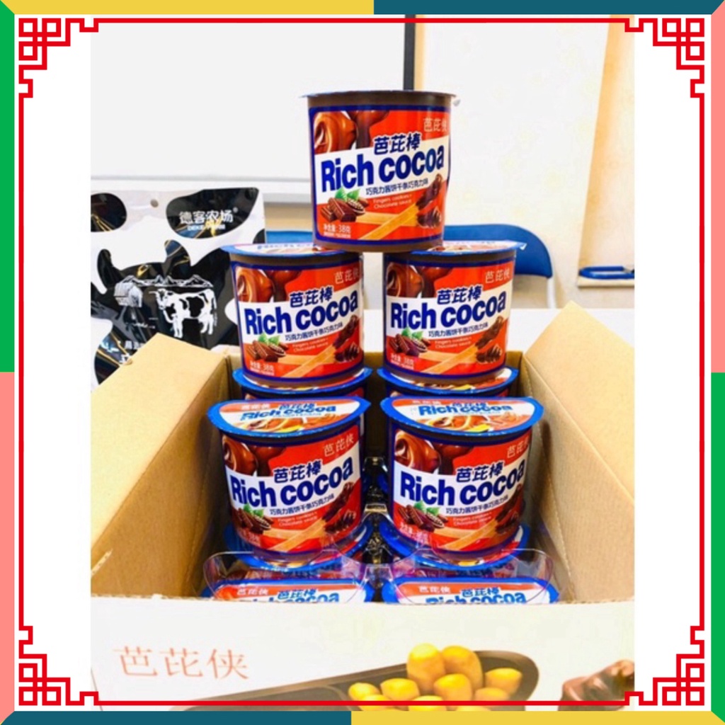 Bánh Que Chấm Rich Cocoa 38g Ngon Khó Cưỡng