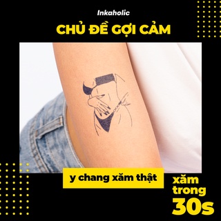 💛 [Chủ đề Gợi Cảm] 💋Hình xăm dán Inkaholic tạm thời Y HỆT xăm thật trong 15 ngày, chống nước 100%