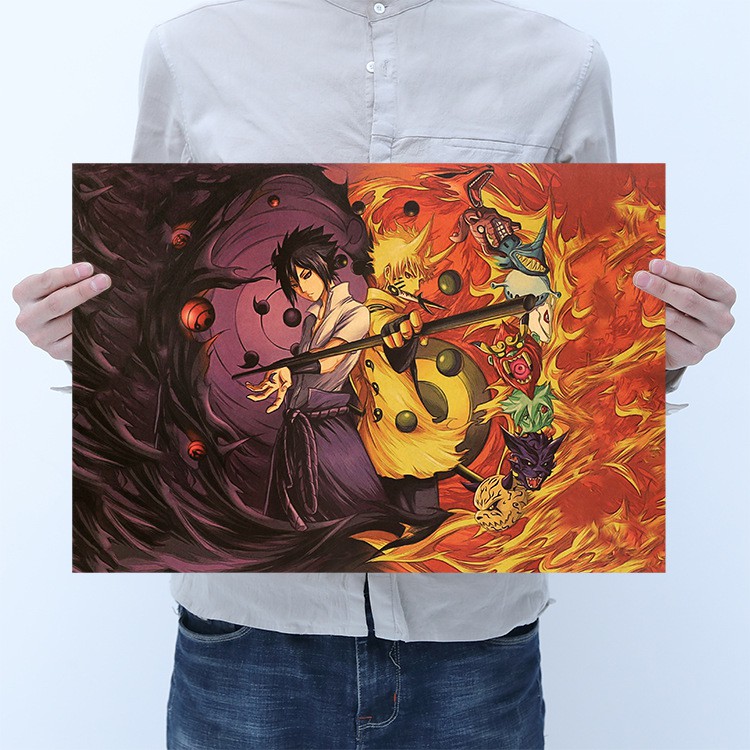 Poster anime Naruto nhiều mẫu