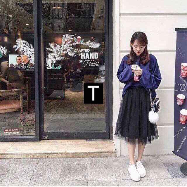 Chân váy von công chúa hai tầng DTR0319 | BigBuy360 - bigbuy360.vn