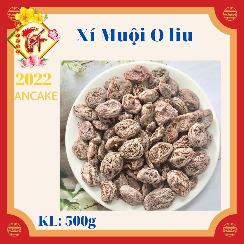 ( BÁNH MỨT TẾT 2022) 1Kg Xí Muội Oliu ANCAKE Chua Chua Ngọt Ngọt, xí muội thịt, Đặc sản Đà Lạt
