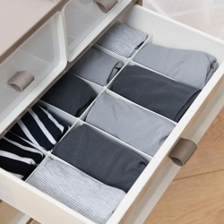 Hộp Nhựa 3 Trong 1 Đựng Đồ Lót / Vớ Tiện Dụng Cho Gia Đình