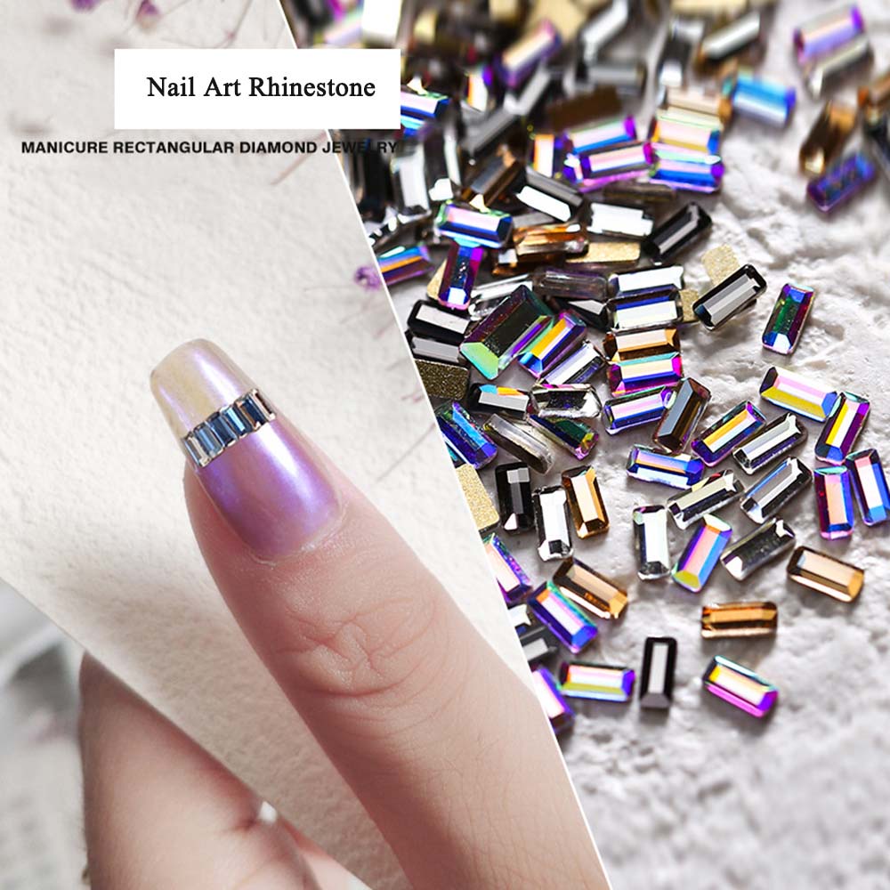 Set 50 Hạt Đá Pha Lê Trang Trí Móng Tay Nghệ Thuật Nhật Bản