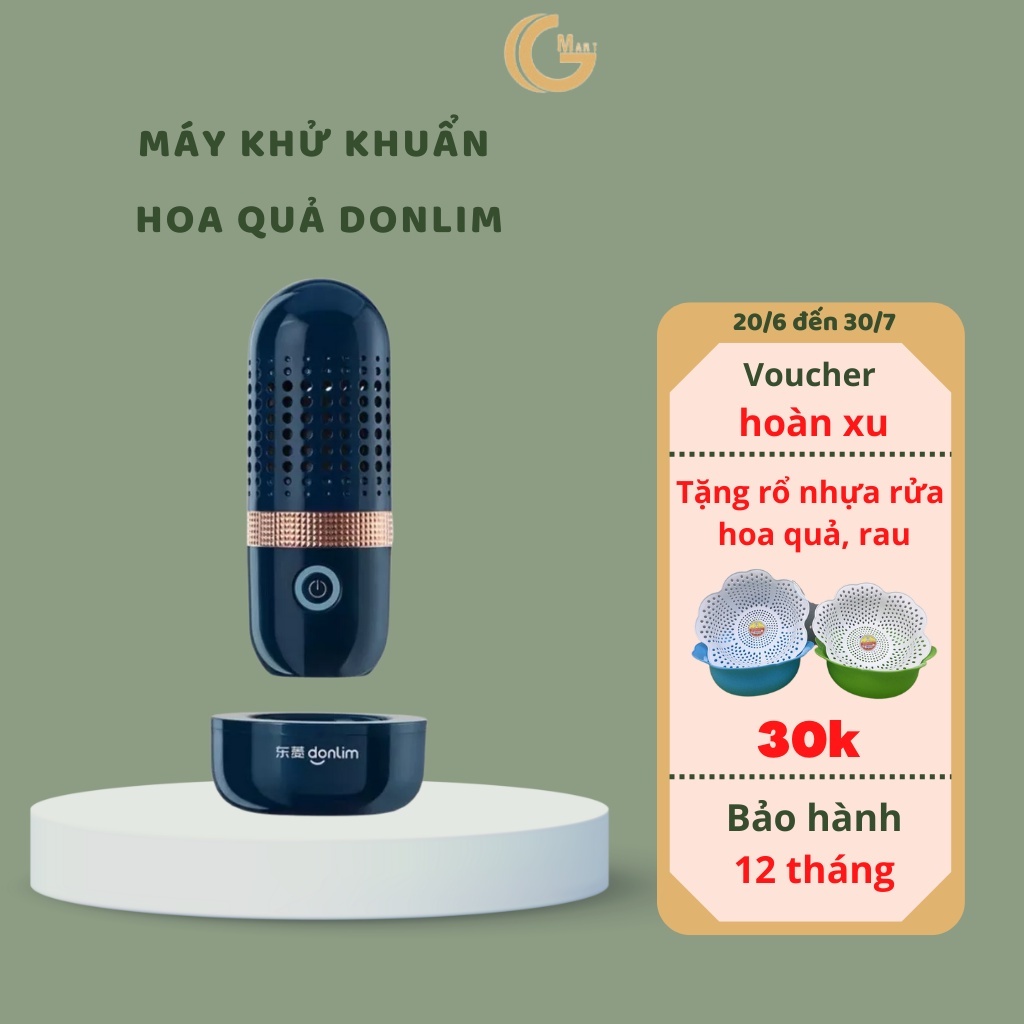 Máy khử khuẩn hoa quả thực phẩm, máy làm sạch rau củ, loại bỏ vi khuẩn và thuốc trừ sâu Donlim