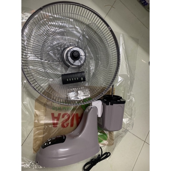 QUẠT TREO TƯỜNG ASIA L16019  CÓ REMOTE. HÀNG CHÍNH HÃNG CÔNG TY. BẢO HÀNH ĐẦY ĐỦ