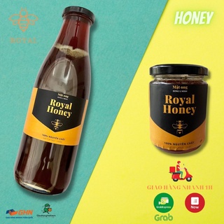Mật ong nguyên chất Royal 100%  Rừng U Minh 220-1000ml /giảm cân/làm đẹp/dưỡng da/sức khỏe/dinh dưỡng/ăn kiêng/mẹ và bé