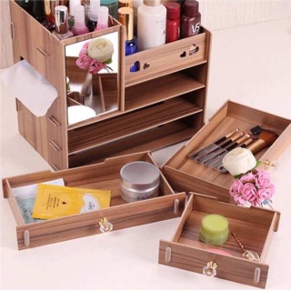 Kệ mỹ phẩm 5 ngăn có gương