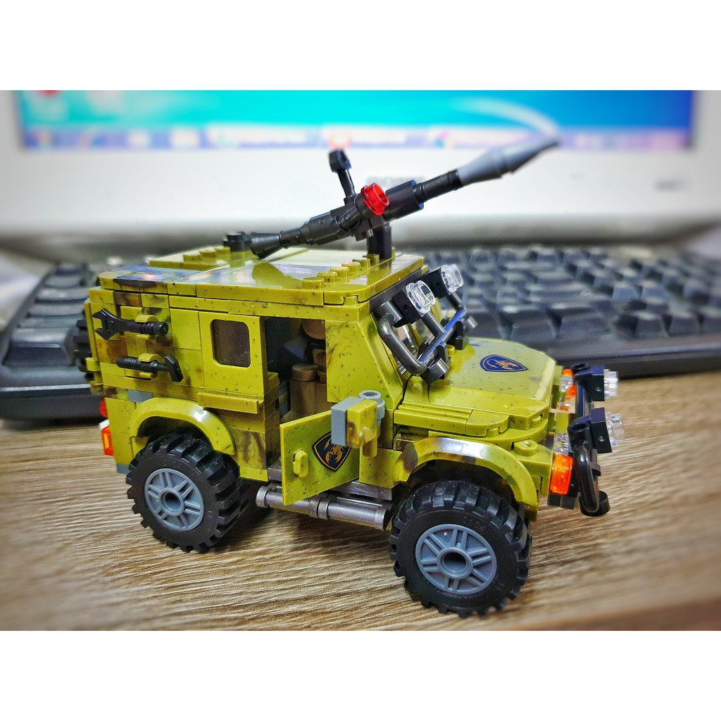 LEGO Lắp Ráp Xe Jeep Quân Sự XingBao XB-06012