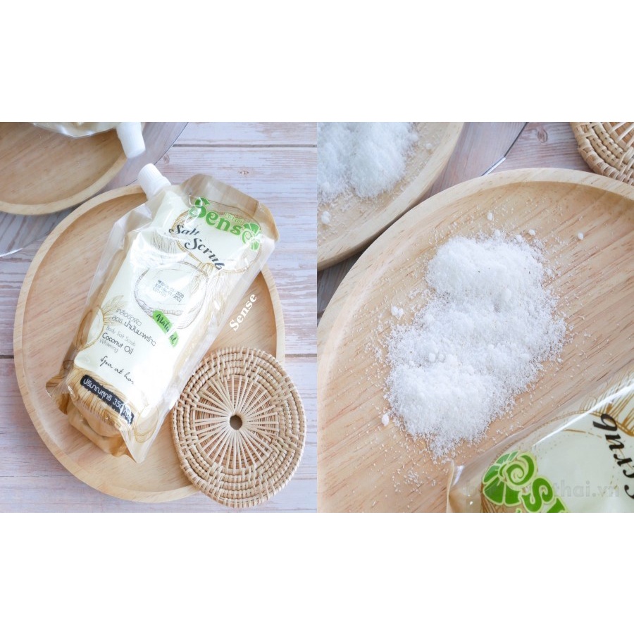 Muối tắm dừa Coconut oil Body Salt Scrub Thailand