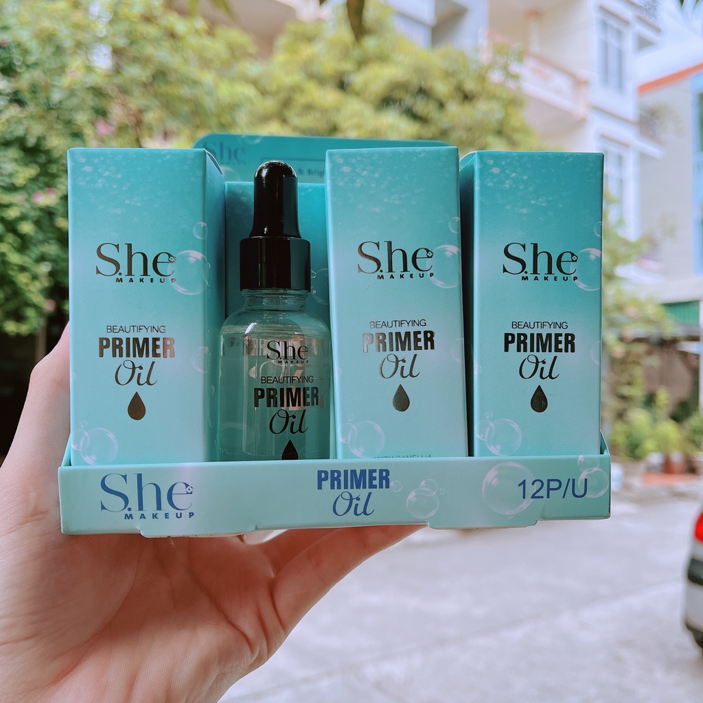 Tinh dầu She Oil Primer Mix Trộn kem nền 25ml chuyên dùng pha Kem Nền