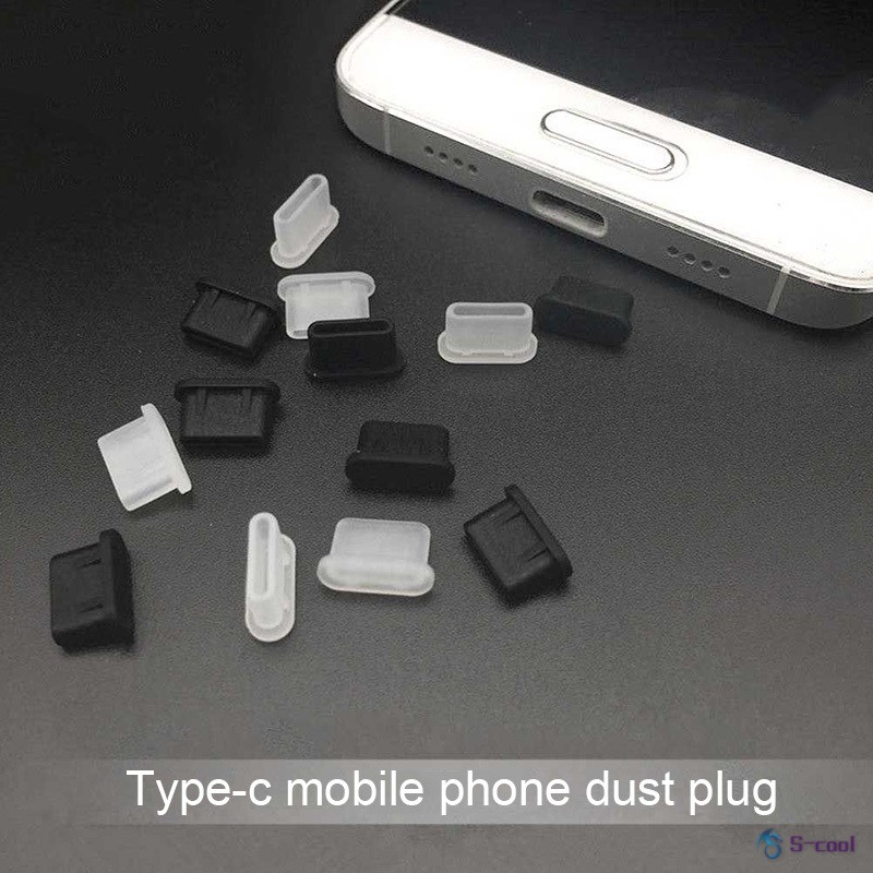 Set 5 nút bịt cổng Type-C chống bụi dành cho điện thoại | BigBuy360 - bigbuy360.vn