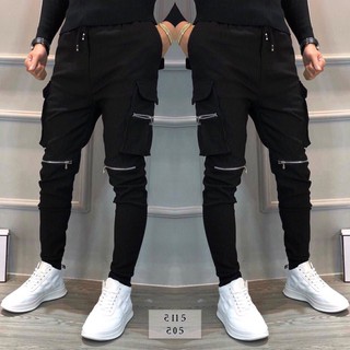 quần joker nam đen thời thượng