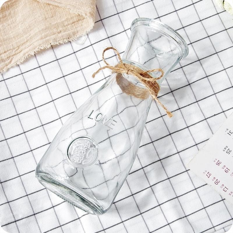 LY THUỶ TINH IN NỔI CHỮ LOVE- LY EO THẮT 350