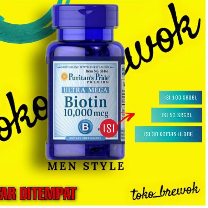 Flash Sale 12.12 Biotin Puritans 10,000mcg "