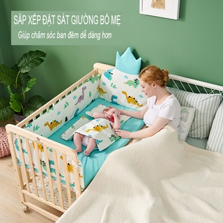 [Có Mã Ship] Cũi đa năng cho bé, Cũi 6 chế độ tiện lợi cho mẹ&bé, dành cho bé từ 0 đến 12 tuổi, HONALIFE