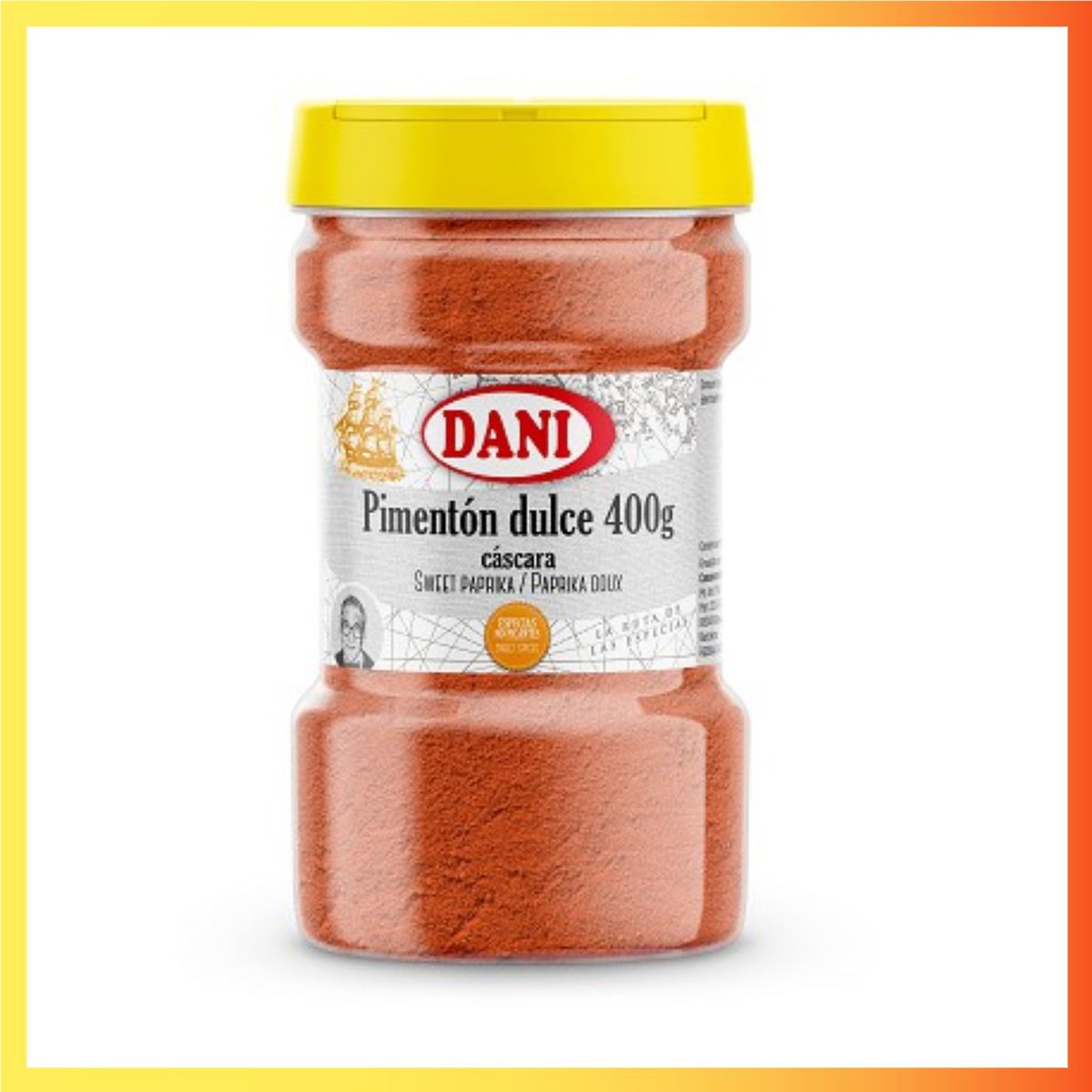 Hàng Nhập Khẩu Bột ớt ngọt Paprika loại 1 hiệu Dani Tây Ban Nha 400gr